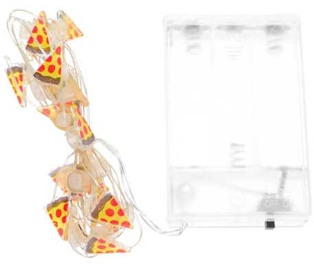 FONDOTIN Weihnachtslichterkette Weihnachtsdekor 20led Lebensmittelform Lichterkette 2m Partylichter Für Wohnkultur