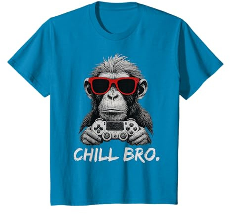 Chill Bro - Singe cool avec lunettes de soleil - Idée cadeau Gamer T-Shirt