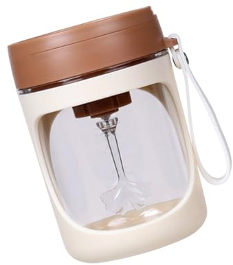 JAMNGHB Rechargeable Electric Coffee Mixer Cup With Lanyard & Spoon PC Auto Stirring For Travel Office Home Rechargeable Coffee Mixing Cup