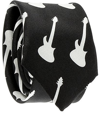 Cravate Guitare - Cravate Fantaisie Originale Musique