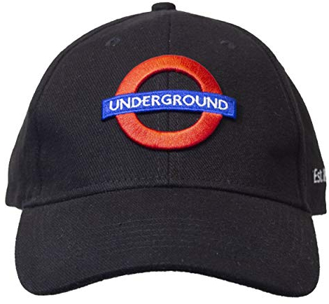 London Underground Baseball Cap Unisex Schwarz