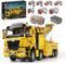 Mould King 17028 Camion de Remorquage Lourd Camion Jouet avec Grue, 4883PCS La dépanneuse Tout-Terrain avec télécommande Haute 7 Moteurs (Emballage d'origine)