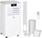 HOMCOM 10000 BTU Air Conditioning Unit, 4-in-1 Portable Air Conditioner, Dehumidifier, Cooling, Fan, Sleep Mode, with Remote Control, LED Display, 2 Speeds, 24H Timer, Window Venting Kit, 22m²