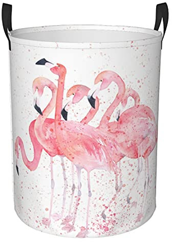 Panier à linge flamants roses, panier à linge, panier de rangement pliable, paniers à vêtements, panier de chambre d'enfant pour la maison, le bureau, le dortoir