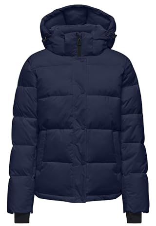 ONLY Damen ONLANN Premium Puffer JKT Regular OTW Steppjacke, Blau, S