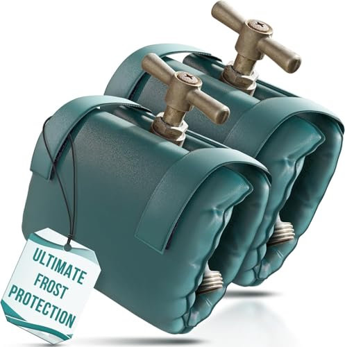 Medipaq 2 Pcs Thermal Tap Jacket - Outside Tap Cover Frost Protector - Water Resistant - Weatherproof Material - Tap Cover