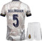 KISRAS R. Madrid Jude Bellingham #5 Retro Weißer Drache Limitierte Sonderedition Seltenes Fußball Kinder Trikot Shorts Set Jugendgrößen (Weißer Drache,140)