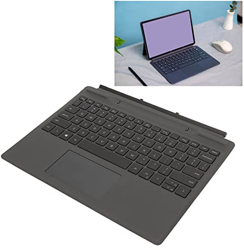 for dell Latitude 7320 Detachable Keyboard, Laptop Detachable Keyboard, Lightweight Portable Magnetic Hinge Touchpad, with Backlighting, for Dell Latitude 7320 7310