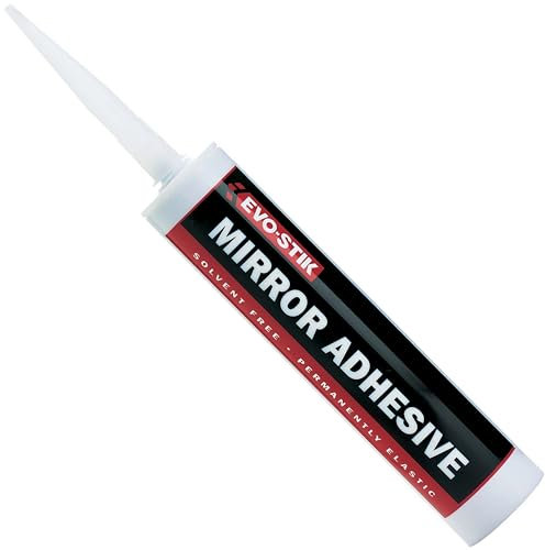 AMK® Evo Stik Mirror Adhesive 290ml Strong Bond Holds Glass Instant Grab Specifically Designed for Reflective Surfaces DIY At Home