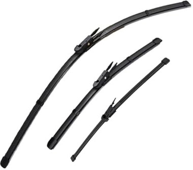 Auto Scheibenwischer Regen Abkratzen Zerlegbar HD Scheibenwischerblätter,Compatible with BMW for X1 E84 2009-2015