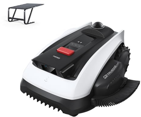 ECOVACS Goat O1200 LiDAR Pro Care Kit Robot Tondeuse sans Fil + Garage pour Robot Tondeuse Gratuit, 1200 m², Navigation Dual-LiDAR 360°, Cartographie Auto, Évitement d'obstacles 3D par IA