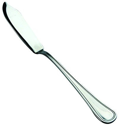 Salvinelli 250 Fischmesser, 5 mm, Edelstahl, 30 x 0,5 x 30 cm