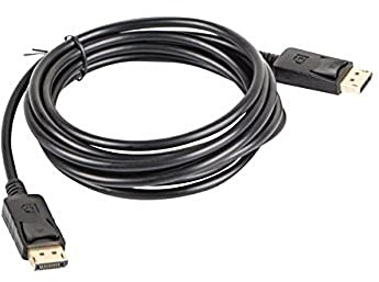 Lanberg CA-DPDP-10CC-0030-BK Displayport 1.1A (19Pol) Stecker auf Displayport (19Pol) Stecker 4K Kabel, 3m schwarz