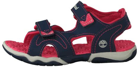 Timberland , Unisex-Kinder Knöchelriemchen Sandalen, Blau (Black Iris Zl0), 21 EU