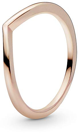 PANDORA Damen-Stapelring 14_k_(585) Rotgold mit '- Ringgröße 60 (19.1) 186314-60