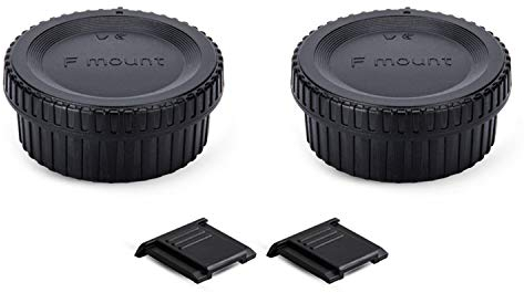 Lot de 2 Kit Cache-Boîtier + Protège-Objectif Arrière F Monture pour Nikon D3500 D3400 D3300 D3200 D5100 D5200 D5300 D5500 D5600 D7000 D7100 D7200 D7500 D850 D800 D810 D780 D750 D610 D500 D600 D5 D4