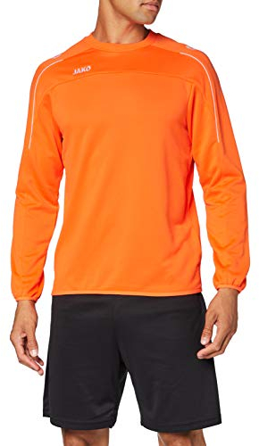 JAKO Herren Sweatshirt Classico, Neonorange, XL