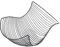 DESIGN DELIGHTS OBSTKORB SALOMON | 37x27x15cm (LxBxH), Metall schwarz matt | geschwungene Obstschale, Brotkorb, Brötchenkorb