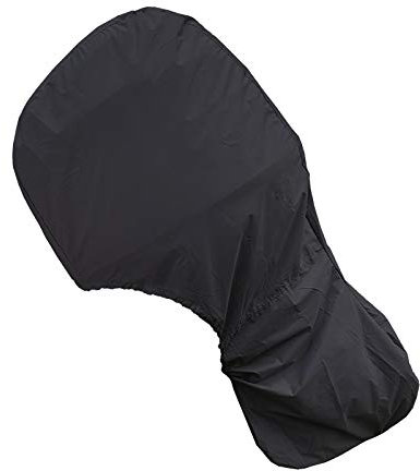 AMGJ Außenborder Persenning Schutzhülle 600D Oxford Gewebe Wasserdicht Komplett Außenbordmotor Abdeckung,Schwarz,100 to 150HP