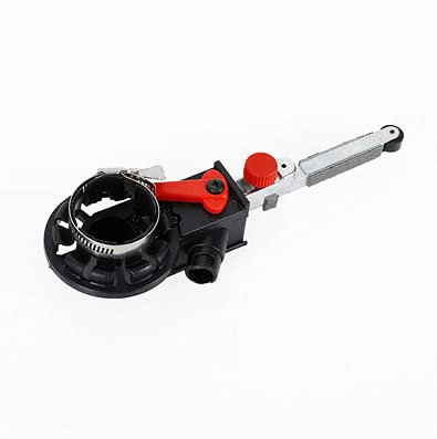 Smerigliatrice Angolare in Levigatrice a Nastro Multifunzione Smerigliatrice Multifunzione Angolare Elettrica da 4 '' / 100 mm con Perno Filettato M10 Mini Levigatrice a Nastro Girevole di 180 °