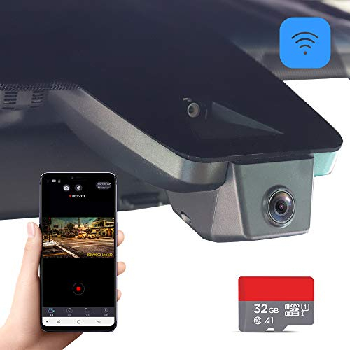 FITCAMX Dashcam Kompatibel mit Toyota C-HR 2020 2019 2018 2017(10,3 cm) ausgestattet mit Toyota Safety Sense 1.0(Modell A), OEM 4K 2160P Autokamera WiFi, Nachtsicht, G-Sensor, Auto Kamera,64-GB-Karte