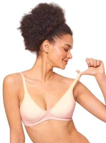 Sloggi Damen Body Adapt T-Shirt Bra Padded BH, Angora, XS