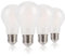 FLSNT Dimmable Ampoule LED Edison E27, A60 Rétro LED à Filament Lampe, 7W(équivalent 60W), 2700K Blanc Chaud 900LM, Verre gelé, Lot de 4