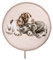 Wrendale Designs by Hannah Dale - ‘Growing Old Together’ Hob Cover - 100% Cotton - 380mm Diameter