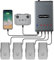 STARTRC Mavic Air 2 Batterie Ladegerät für DJI Air 2S / Mavic Air 2 Akku Zubehör, 6 in 1 GaN 120W Rapid Multi Parallel Ladehub Zubehör