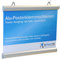 SPRINTIS Posterschiene aus Aluminium, Posterklemmschienen zum Aufklappen, mit Anti-Rutsch-Gummi (1000 x 26 mm)