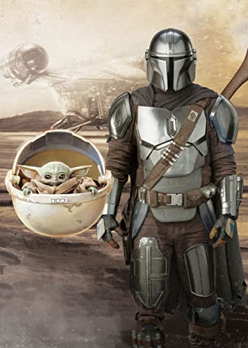 Displate Star Wars Metal Poster Star Wars Poster Star Wars Geschenk Star Wars Deco Star Wars - Mandalorian Season 2 - Them Poster - Größe 32x45cm