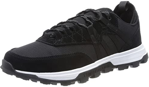 Timberland Herren Treeline Mountain Runner Oxford, Black Suede, 45 EU