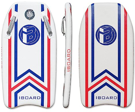 Portable Inflatable Bodyboard 42/48 inch Stable Buoyancy Board for Teens & Adults