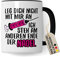 Tasse MFA Geschenk Medizinische Fachangestellte Ich steh am anderen Ende der Nadel, Krankenschwester Geschenk Arzthelferin Krankenpfleger (Weiß/Schwarz)
