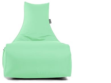 BuBiBag Gaming Sitzsack zum Zocken mit & Taschen, Lounge Kissen, Game Sessel für Kinder und Erwachsene, Beanbag Indoor und Outdoor - Magic Gambler (Mint II)