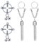 VF VFUN Fake Brustwarzenpiercings Für Frauen No Pierced Faux Brustwarzenpiercing Non Piercing Blume Brustwarzenpiercing Jewellery