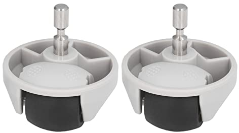 NDNCZDHC 2 Stück Roboter-Kehrmaschine Universal Caster Vorderrad Ersatz Für 1C, F9, Für Roborock E4, E5, S5 Max, S4 Max, S6, S7