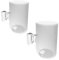 EMAQUIN Lot de 2 supports muraux pour haut-parleur Sonos Era 100 (comprend 2 pièces, pivotants et inclinables, métal robuste, finition peinture durable, facile à installer, compatible avec Sonos Era