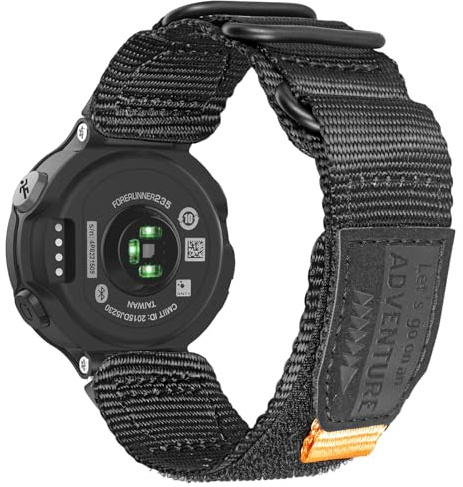 torbollo Kompatibel mit Garmin Forerunner 235, Robustes Ersatz-Uhrenarmband Armband für 220/230/235 Lite/235/620/630/735XT Smart Watch für Frauen Männer