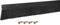 sourcing map Door Brush Bottom Sweep H-Shape Aluminum Alloy Base with 50mm PP Brush for Home, Industrial (900mm L, Black)