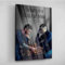 Acrylglas Pop Art Graffiti Cristiano Ronaldo Lionel Messi Schach Worldcup Glasbilder Wandbilder Wohnzimmer Schlafzimmer Büro Wanddekoration Deko XXL günstig (Acrylglas auf Metall, 40x30 cm)