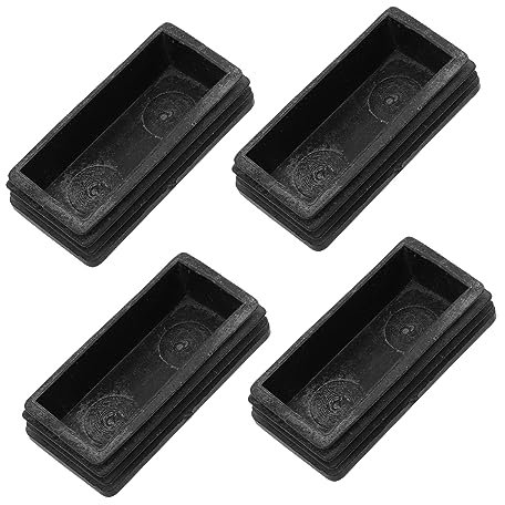 BESTonZON 4pcs Ladder Foot Cover Ladder Feet Rubber Floor Protector Non-Skid Ladder Mats Furniture Protector Ladder Feet Pads Foot End Caps Cover Non Furniture Pad Plug Rectangle