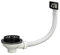 Liquida SW4MB Matt Black Kitchen Sink Basket Strainer Waste with Overflow