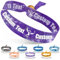 Personalisierte einstellbare Stoffarmbänder - Einweg-Polyester-Armband - perfekt für Veranstaltungen, Konzerte, Clubs und Partys
