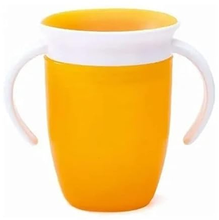 Mrisata Vaso para Sorber con Sellado de 360 ​​grados para bebé con Asas Dobles, a Prueba de Derrames, Vaso de Silicona para bebé, Vasos de Entrenamiento, Vaso para Sorber para bebé