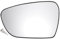 QUARKZMAN Espejo Retrovisor Del Lado Izquierdo Del Coche, Reemplazo De Cristal Con Placa De Respaldo, Calefactado, Cristal Blanco Para Kia Ceed 2012-2018
