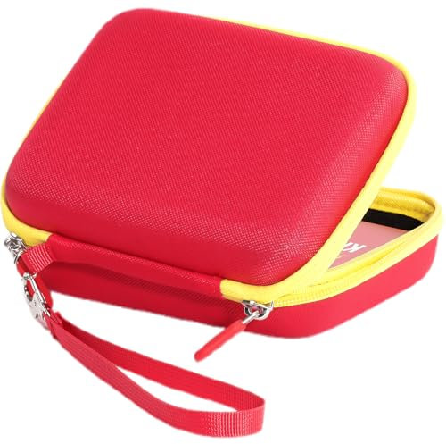 ProCase Tragetasche für PTCG Sammelkarten, Spielkarten Aufbewahrung für 300+ TCG Trading Cards MTG Karten Tasche, Spielkartenkoffer Aufbewahrungsbox für Kinderspiele Spielesammlung -Rot
