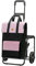 Andersen Einkaufstrolley - klappbar - 54 Liter - mit Klappsitz bis 120 kg - belastbar 50 kg - Stahlgestell - Trolley - Komfort Shopper Milla rot
