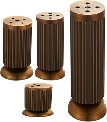 FICNNVJH Pieds d'armoire, Pieds de Meubles avec vis, Pieds de bibliothèque for canapé de Cuisine, Meubles, Pieds de canapé réglables(8cm(3. 14in))