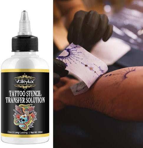 Tattoo Stencil Transfer Gel, 150 ml Tattoo-Schablonencreme für Papierklebezubehör, Fresh Stuff Tattoo-Schablone